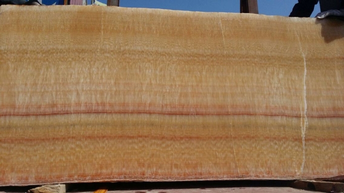 拋光面大板黃玉石--1