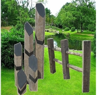 玄武巖車止石-01